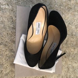 black jimmy choo pumps